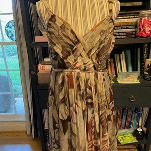 Floral Chiffon Flowy Dress